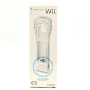 NINTENDO Wii Official OEM Motion Plus Adapter With Sleeve Brand New Open Box